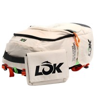 Zaino Lok Maxx Bianco sporco arancione