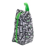 Lok DNA Black Dark Gray Lime Toiletry Bag