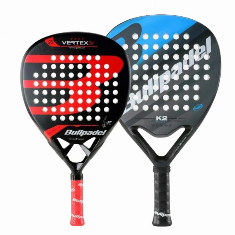 Pack Bullpadel K2 Power 2023 and Tello Vertex 04 Junior 2024 Racket