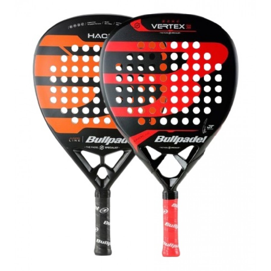 Pala Bullpadel Paquito Navarro Hack 03 Junior 2024 y Tello Vertex 04 Junior 2024