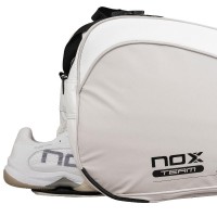 Borsa per racchette da padel Nox ML10 Team bianca grigia