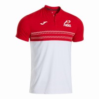 Joma A1 Polo Padel Branco Vermelho