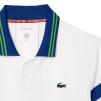 Polo Lacoste Roland Garros Medvedev Bianco Navy