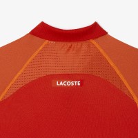 Lacoste Ultra Dry T-Shirt Polo Laranja Vermelha