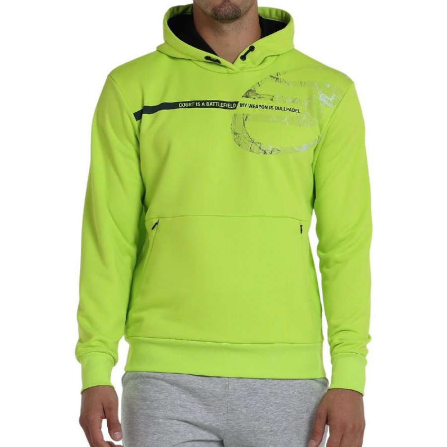 Sudadera Bullpadel Baiona Verde Vibrante