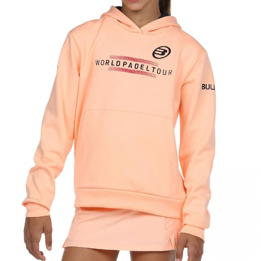 Sudadera Bullpadel WPT Renieba Saumon Fluor Junior