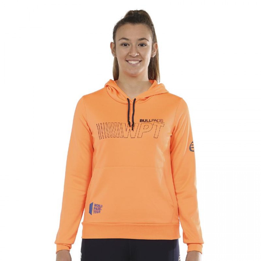 Sudadera Bullpadel WPT Yopal Naranja Fluor