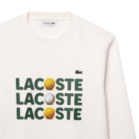 Lacoste Camisola de pelucia branca