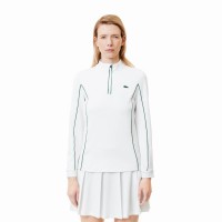 Sweat-shirt femme Lacoste Ultra Dry Blanc Vert