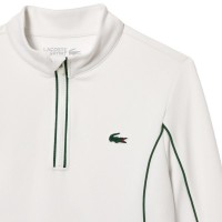 Sudadera Lacoste Ultra Dry Blanco Verde Mujer