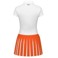 Head Vogue White Orange Dress