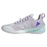 Adidas Adizero Cybersonic Blanc Bleu Aqua Baskets Femme