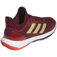 Adidas Tenis Adizero Ubersonic 4.1 Ouro Vermelho