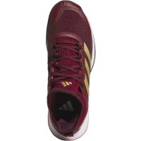 Adidas Adizero Ubersonic 4.1 Baskets en or rouge