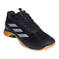 Zapatillas Adidas Avacourt 2.0 Clay Negro Plata Naranja Mujer