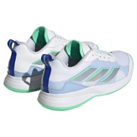 Baskets Femme Adidas AvaFlash Blanc Menthe Argente