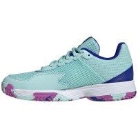 Adidas Courtflash Aqua Purple Blue Junior Sneakers