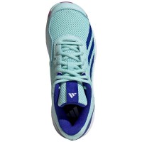 Adidas Courtflash Aqua Viola Blu Junior Scarpe da ginnastica