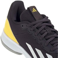 Adidas Courtflash Nero Bianco Arancione Junior Scarpe Da Ginnastica