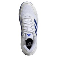 Adidas CourtJam Control 3 White Blue Aqua Sneakers