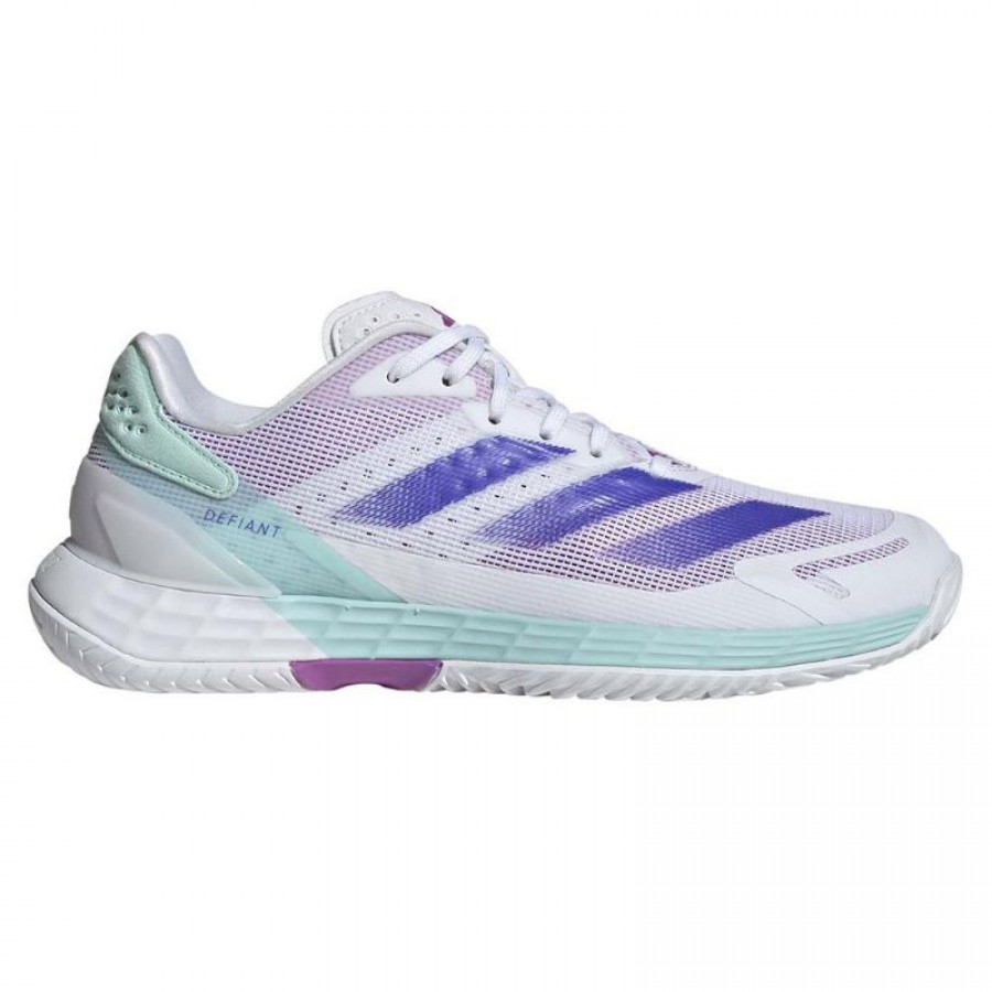 Tenis Adidas Defiant Speed 2 White Blue Aqua Feminino