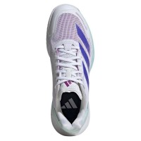 Adidas Defiant Speed 2 Blanc Bleu Aqua Baskets Femme