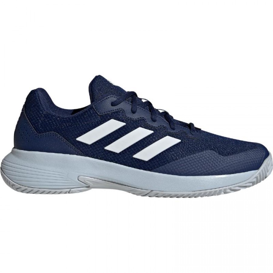 Baskets Adidas GameCourt 2.0 Bleu Fonce Blanc