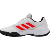 Adidas GameCourt 2 Bianco Rosso Nero Scarpe da ginnastica