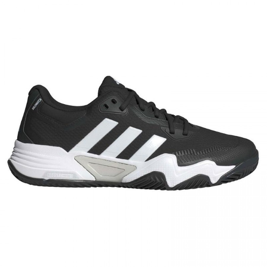 Adidas Solematch Control 2 Scarpe da ginnastica nere bianche - TERRA BATTUTA