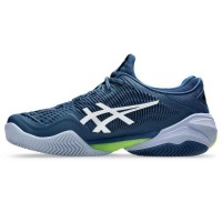 Sneakers Asics Court FF 3 Blu Mako Bianco - TERRA BATTUTA