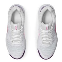 Baskets Femme Asics Gel Dedicate 8 Padel Blanc Fruit du Dragon