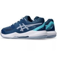 Zapatillas Asics Gel Dedicate 8 Padel GS Azul Mako Gris Junior