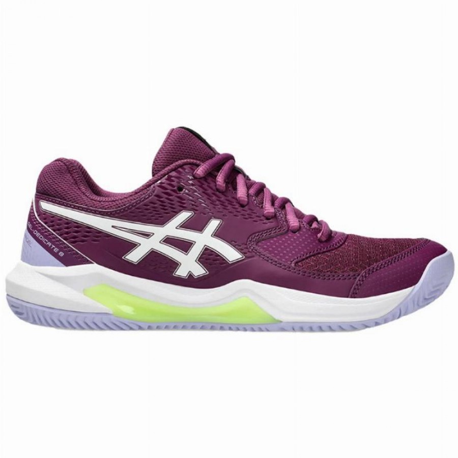 Sneakers Asics Gel Dedicate 8 Padel Intense Mauve Bianco Donna