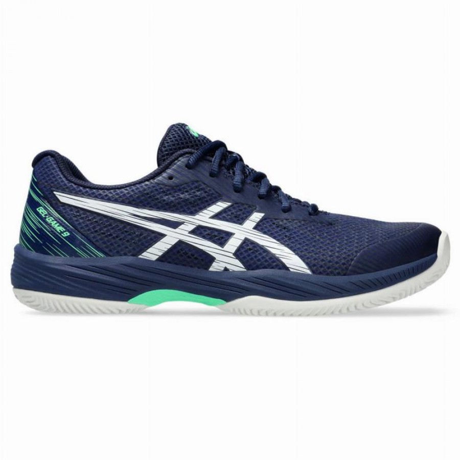 Zapatillas Asics Gel Game 9 Clay Azul Blanco