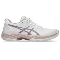 Tenis Asics Gel Game 9 Clay White Mauve para Mulheres