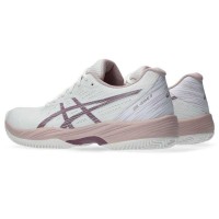 Baskets Femme Asics Gel Game 9 CLAY White Mauve