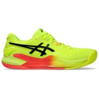 Sneakers Asics Gel Resolution 9 Paris Giallo Nero - TERRA BATTUTA