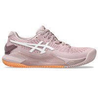 Zapatillas Asics Gel Resolution 9 Clay Rosa Blanco Mujer