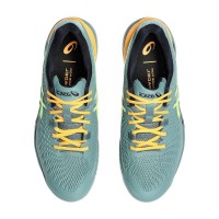 Asics Gel Resolution 9 Padel Celadon Yellow Sneakers