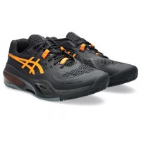 Tenis Asics Gel Resolution X Clay Preto Laranja