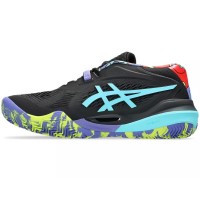 Scarpe da ginnastica Asics Gel Resolution X Padel Nero Blu Aqua