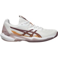 Baskets Femme Asics Solution Speed FF 3 CLAY White Mauve