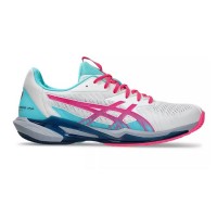 Zapatillas Asics Solution Speed FF 3 Padel Blanco Rosa