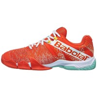 Babolat Movea Mandarina Baskets Blanches