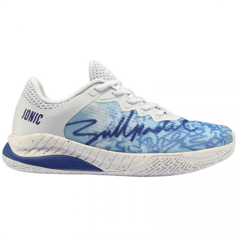 Sneakers da donna Bullpadel Ionic 24I bianche azzurre