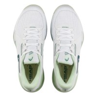 Zapatillas Head Sprint Pro 4.0 Blanco Verde Mujer