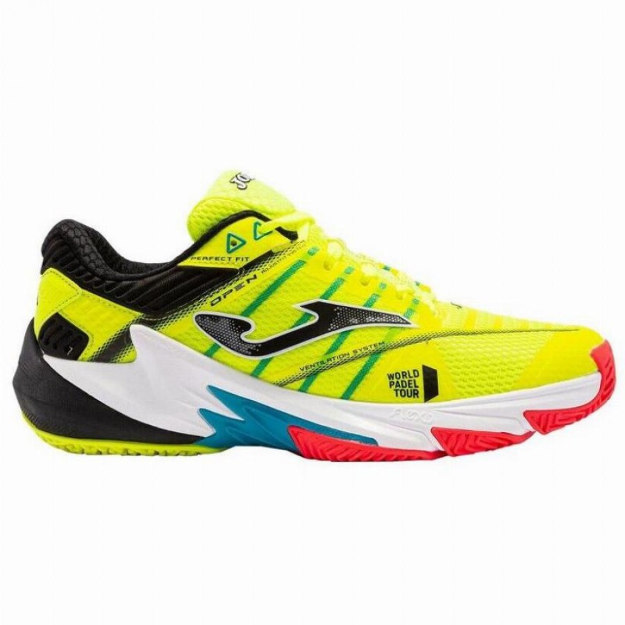 Sneakers Joma WPT Open 2209 Giallo Fluo Nero