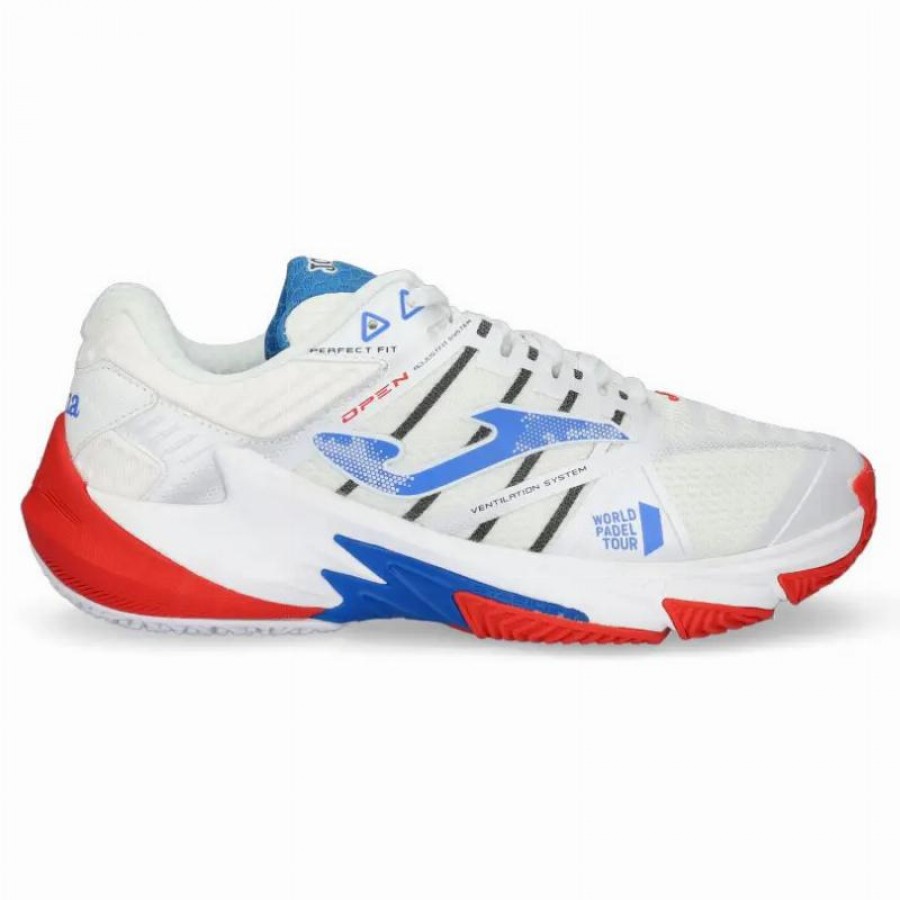 Joma WPT Open 2232 Bianco Blu Rosso Sneakers