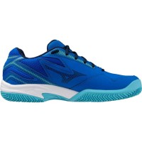 Mizuno Break Shot 4 Clay Blue White Sneakers