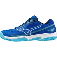 Sneakers Mizuno Break Shot 4 TERRE BATTUE Bleu Blanc